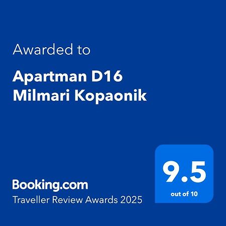 Apartman D16 Milmari Копаоник Екстериор снимка